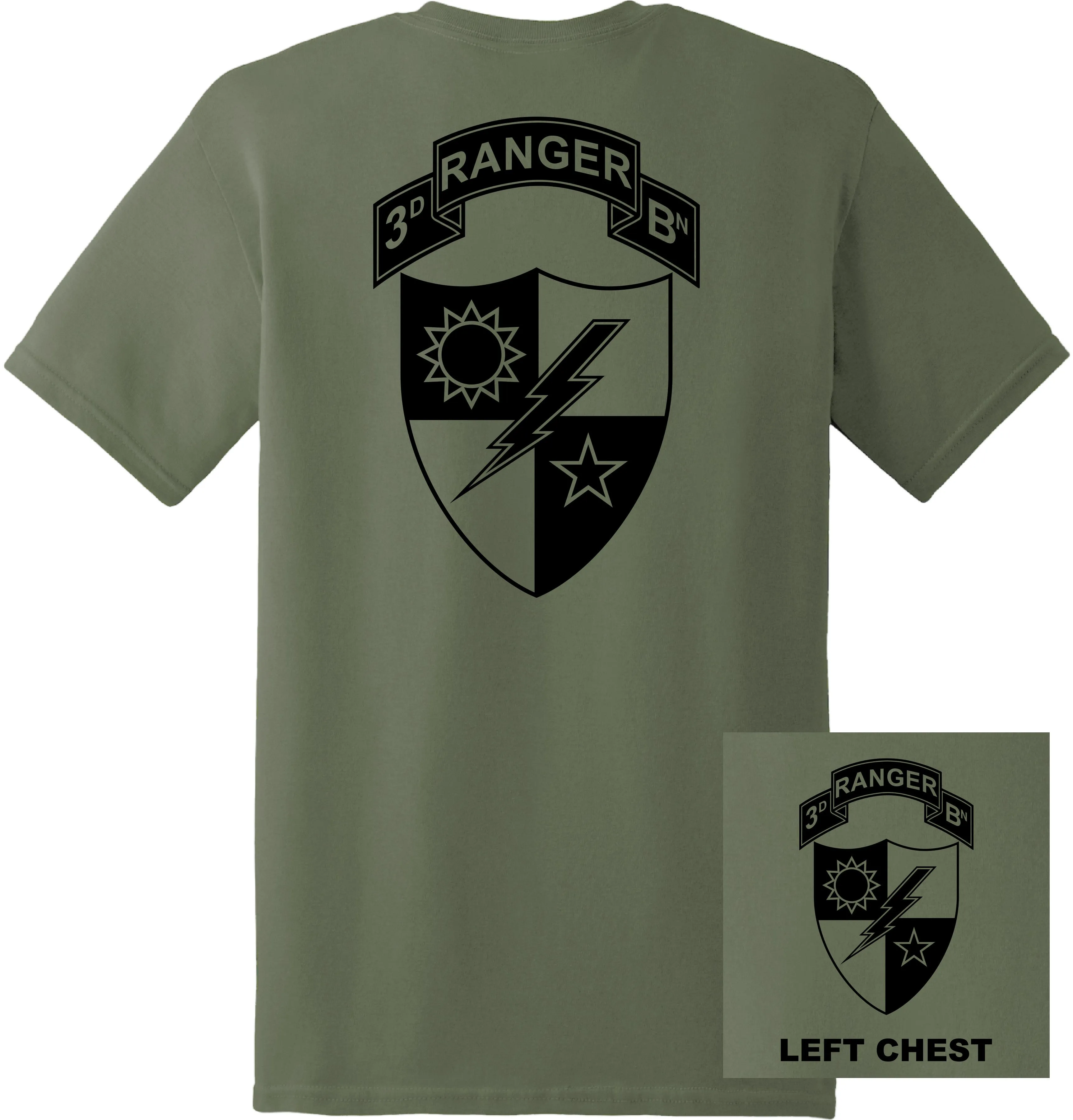 US Army - 3rd Ranger Battalion T-Shirt
