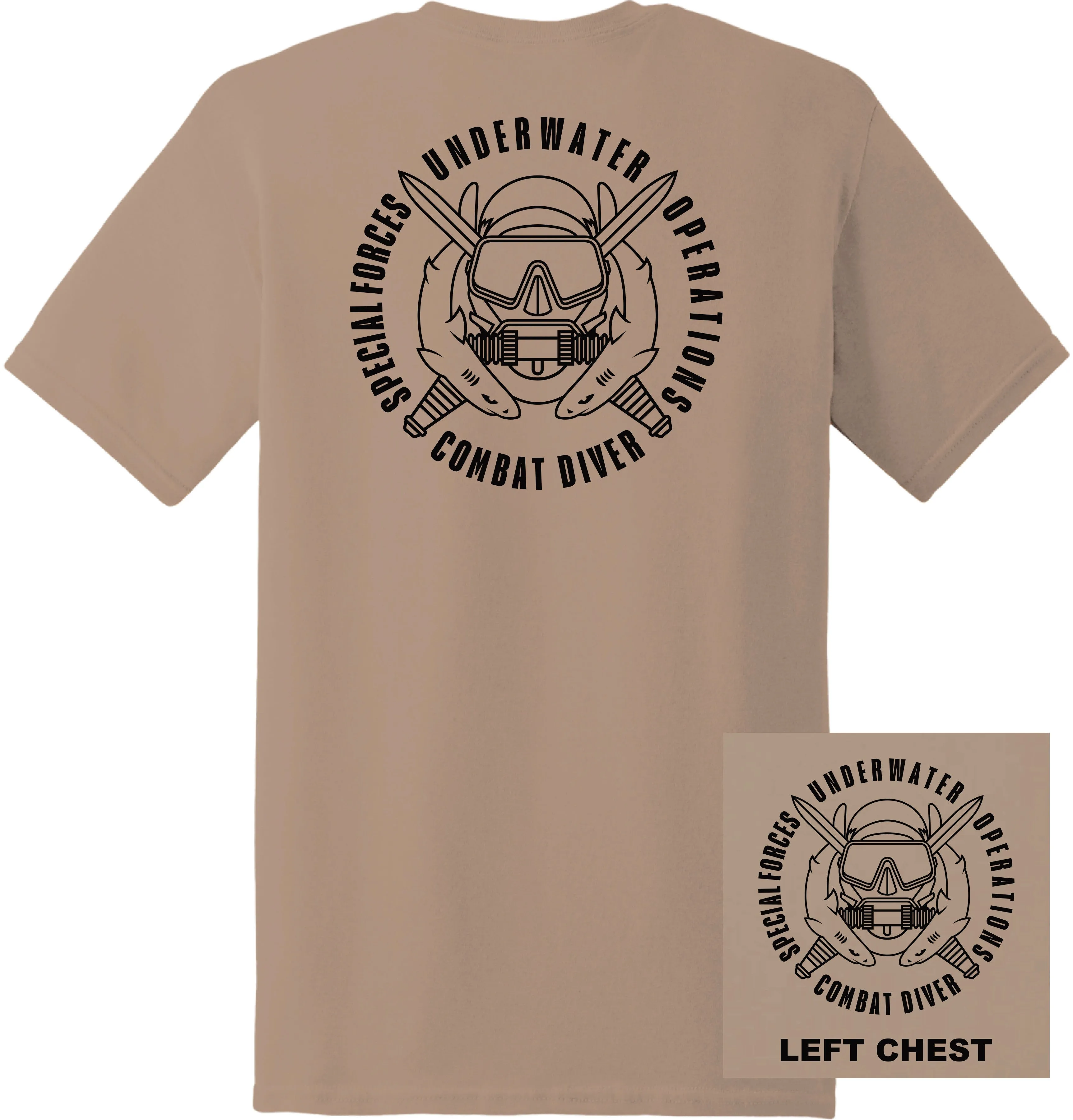 US Army - Special Forces Combat Diver T-Shirt
