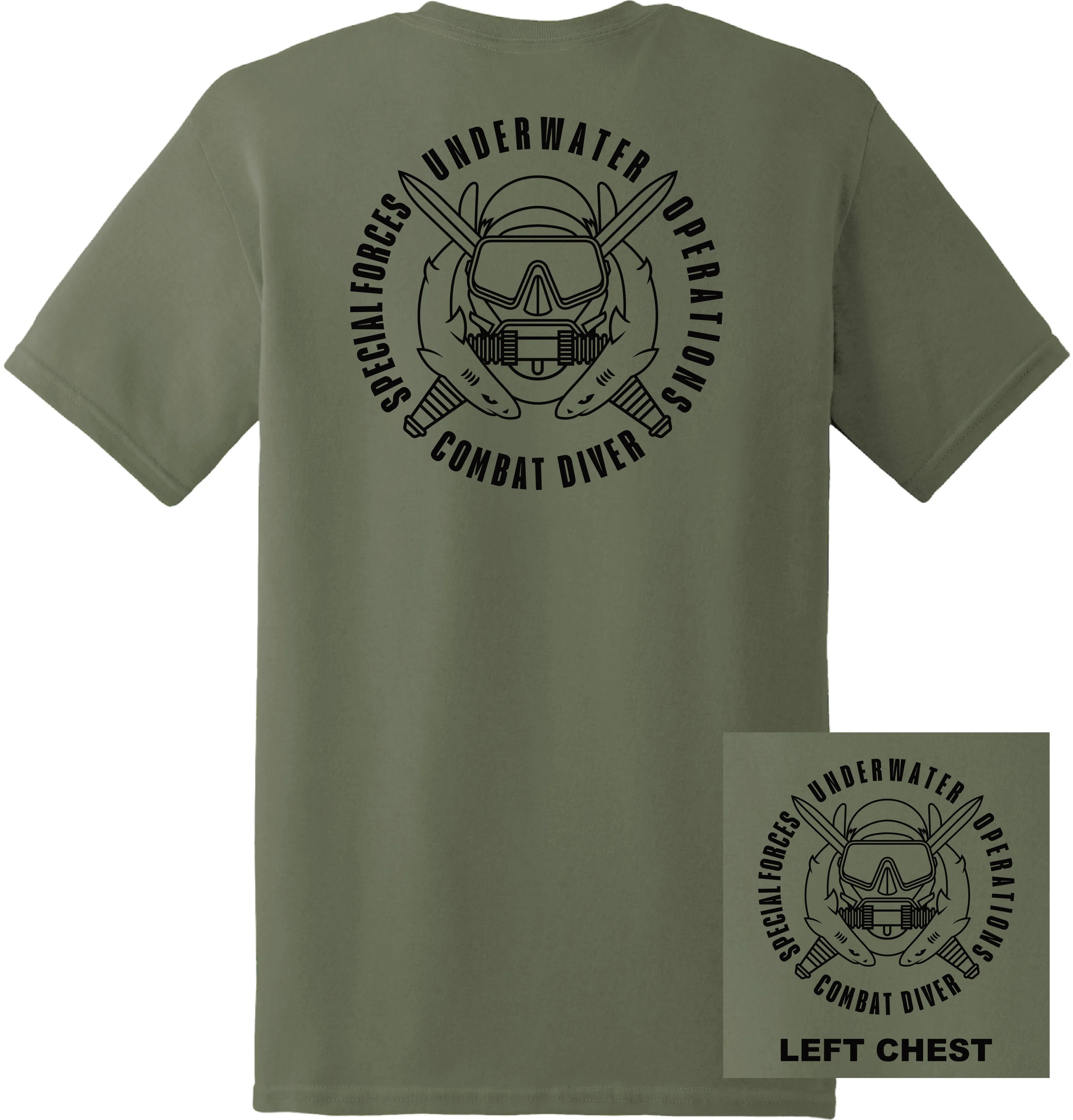 US Army - Special Forces Combat Diver T-Shirt