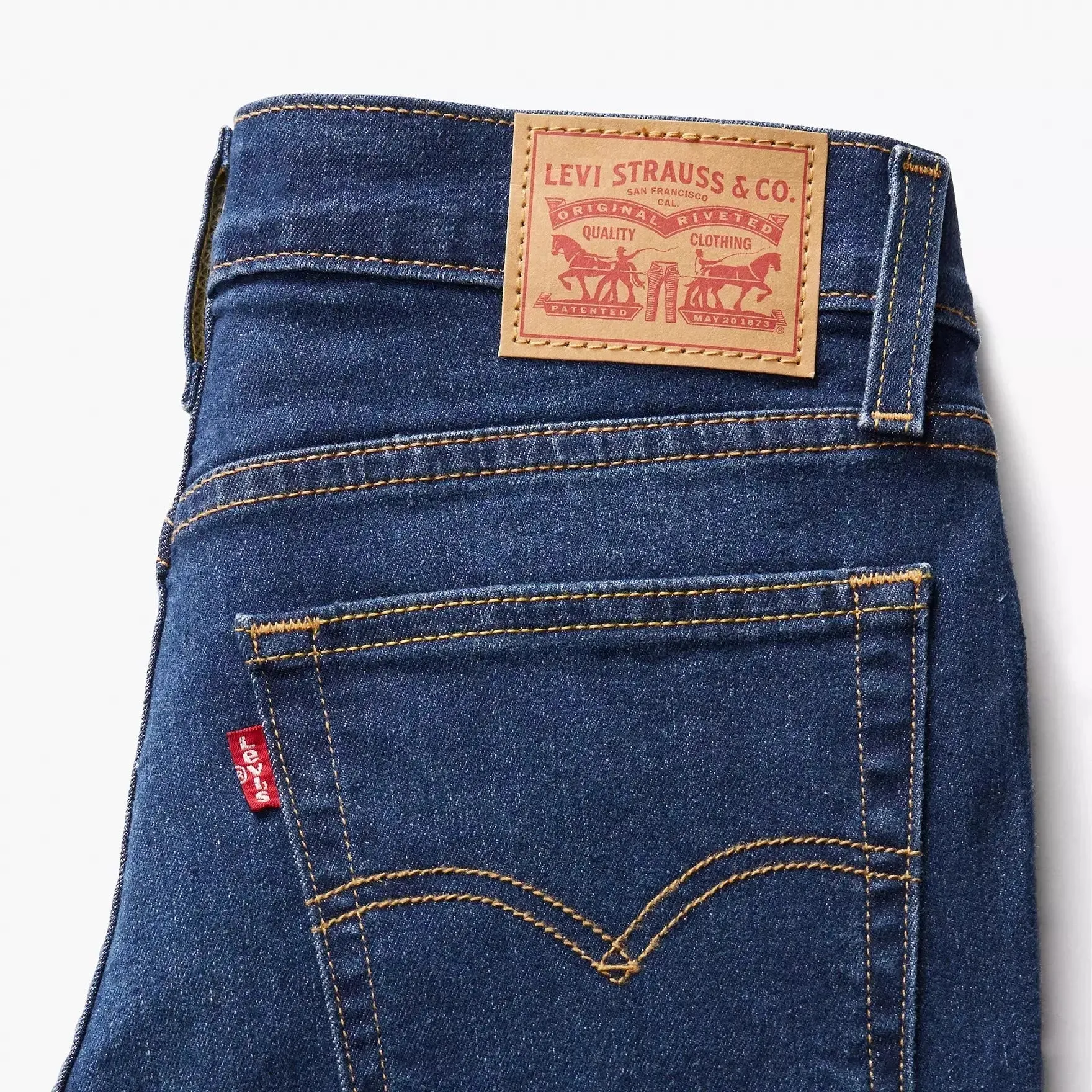 Vaqueros Levi's® Rectos de Talle Alto 724™ Chelsea Carbon Glow