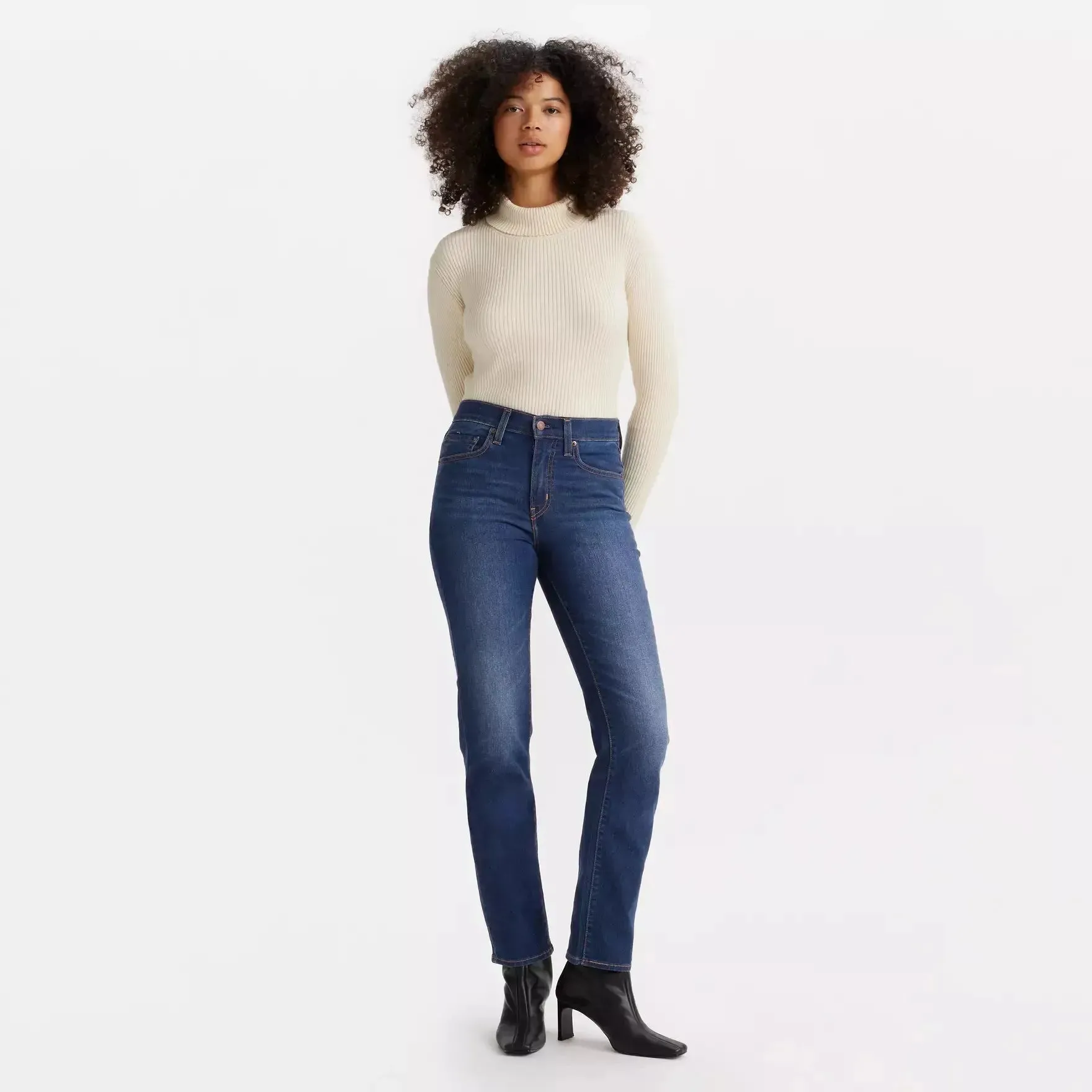 Vaqueros Levi's® Rectos de Talle Alto 724™ Chelsea Carbon Glow