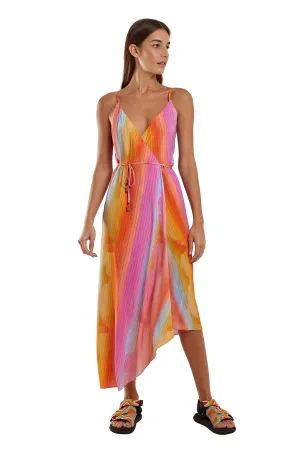 Vestido Mid Lenco Sunset