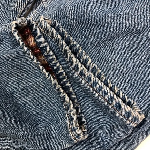 Vintage Cabela’s flannel lined mom jeans 12