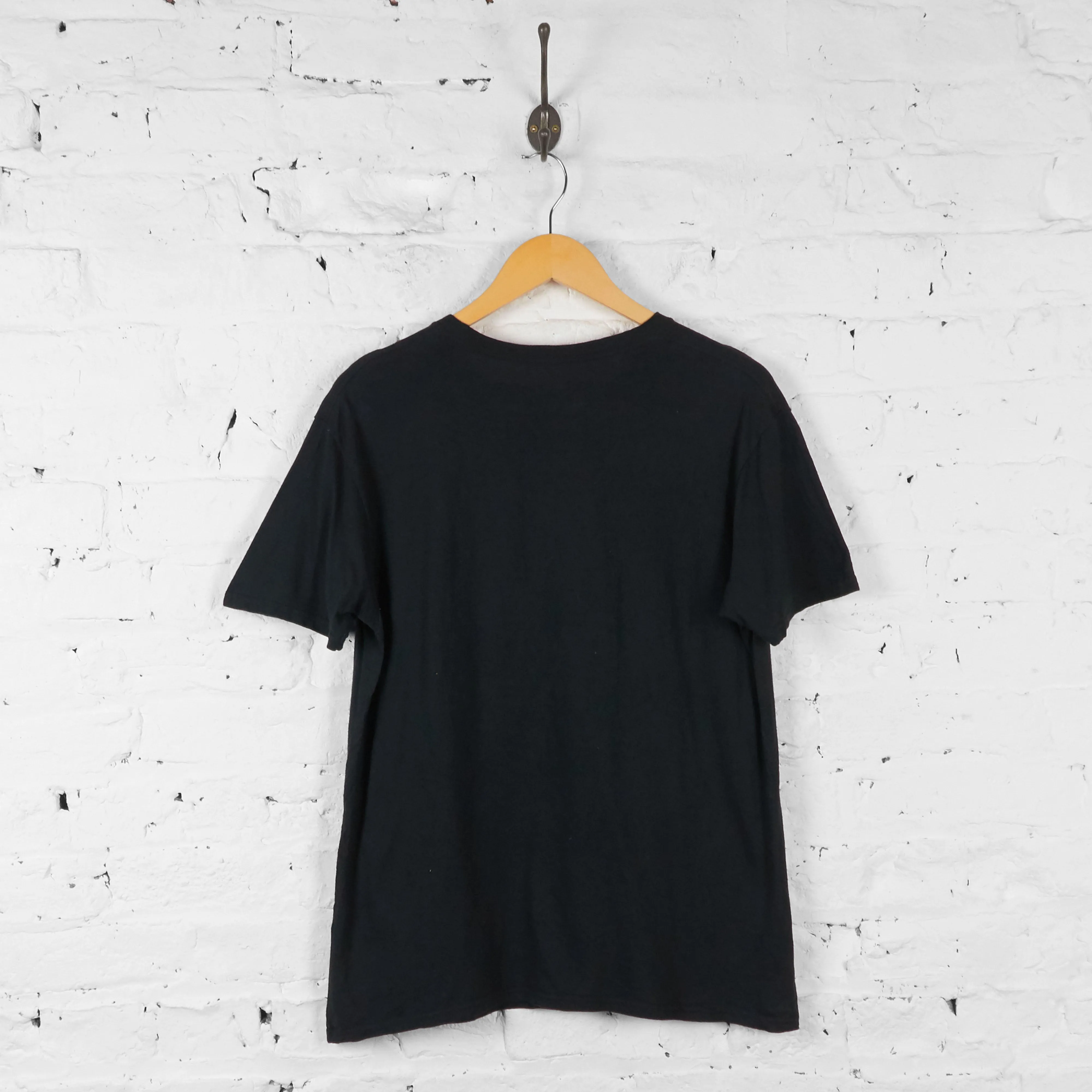 Vintage Van Gogh Star Wars Cartoon T-shirt - Black - L