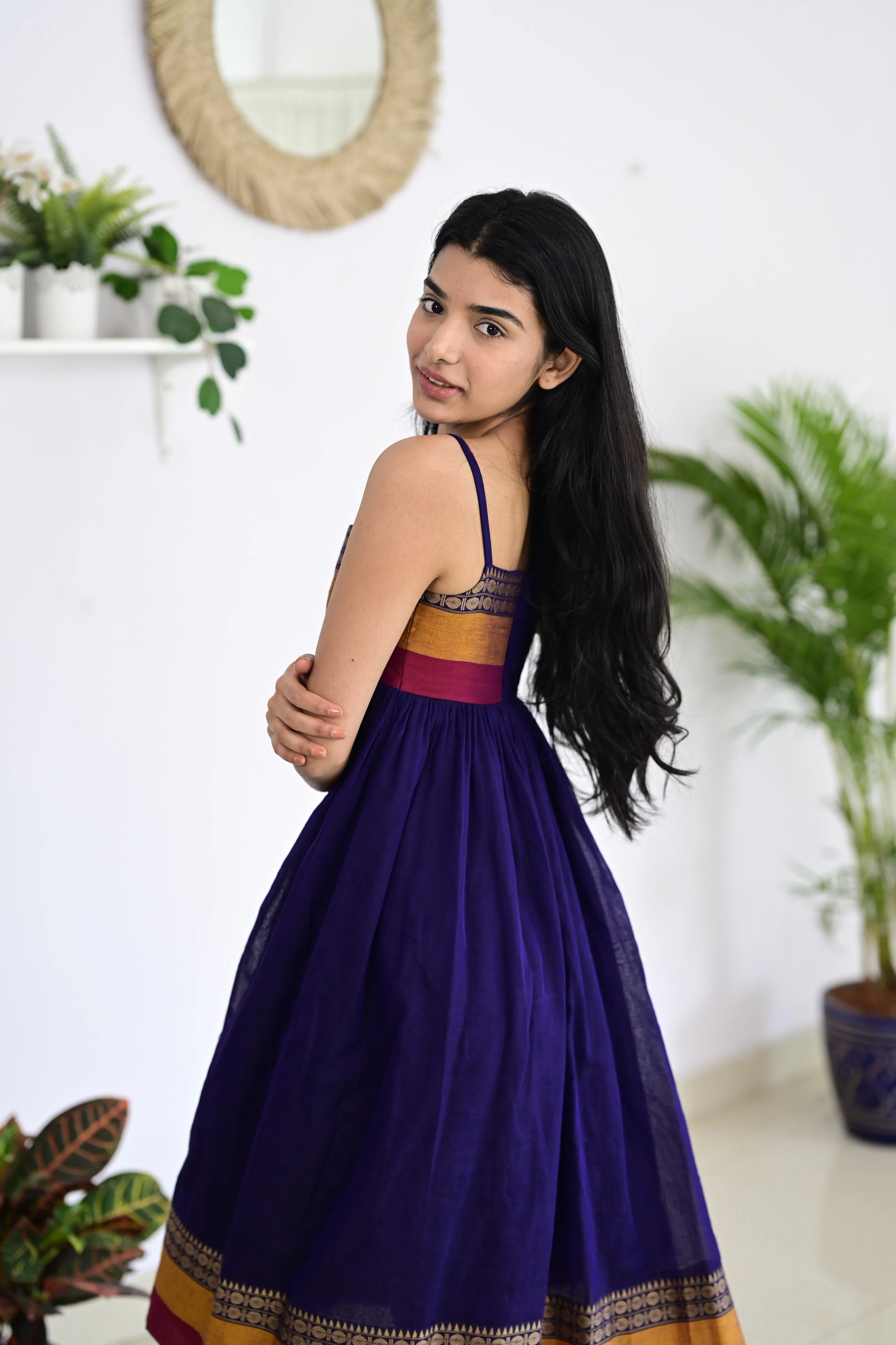Violet Narayanpet Mid-Length Dress