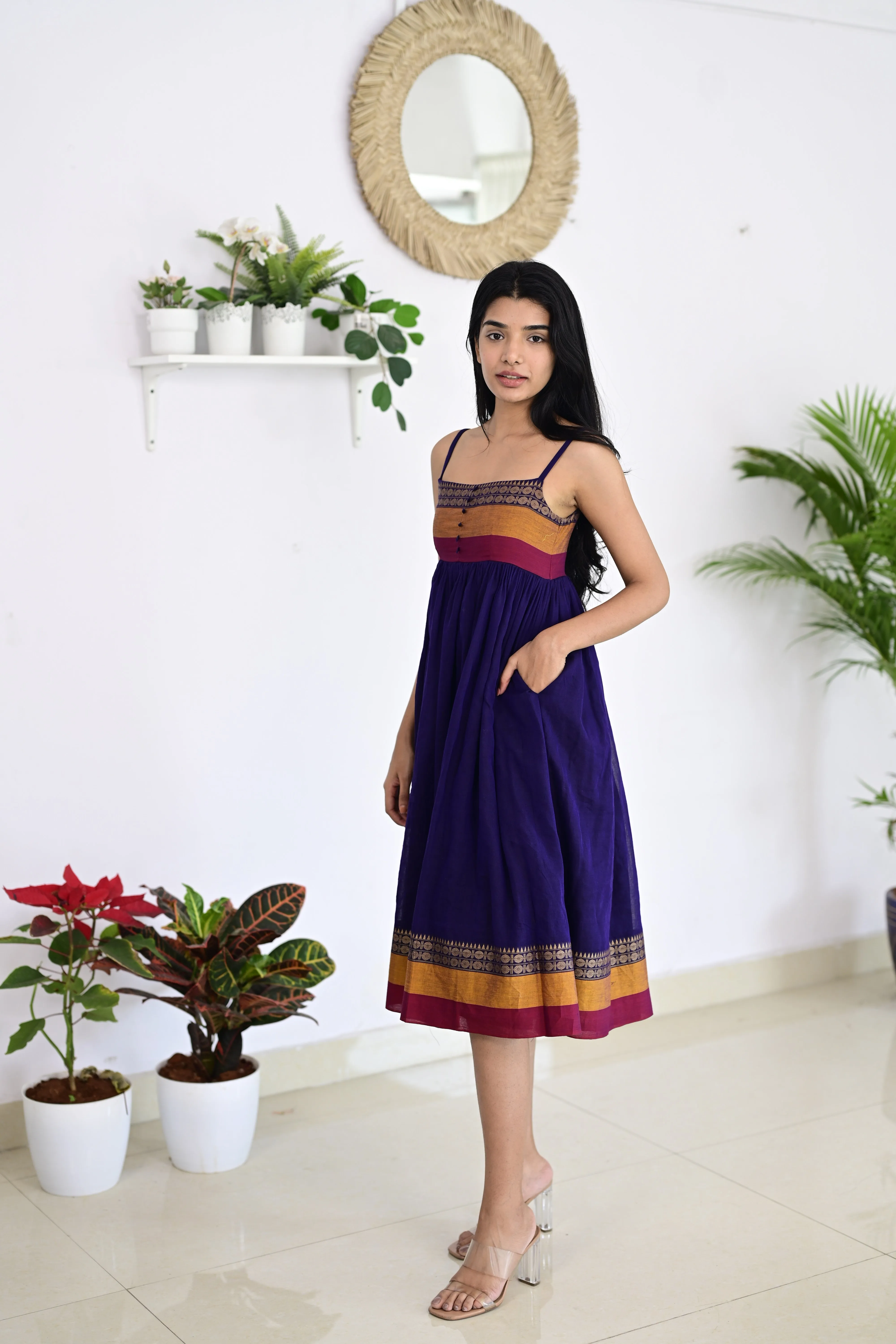 Violet Narayanpet Mid-Length Dress