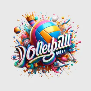 Volleyball Queen Balls Transfer