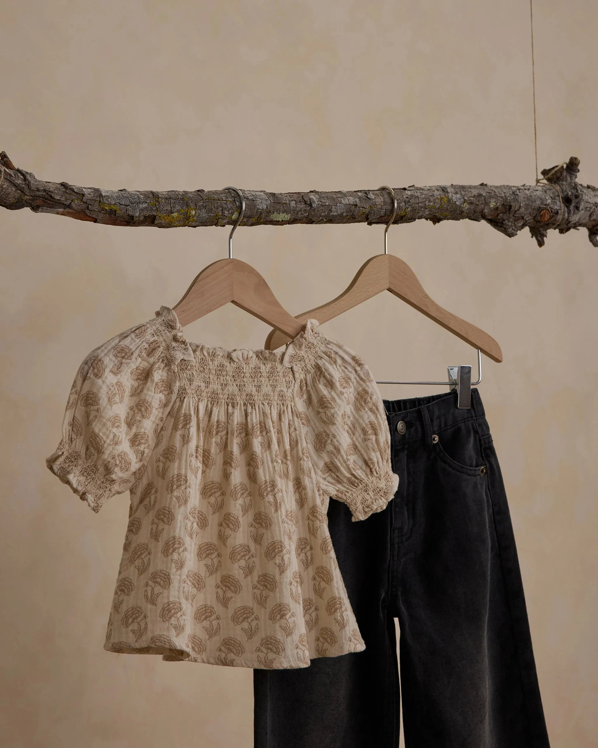 Washed Black Straight Leg Pant