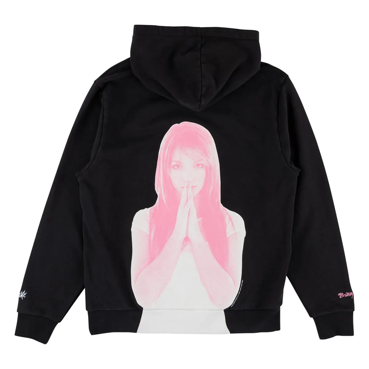 Welcome - Britney Spears Believe Pigment-Dyed Hoodie Black