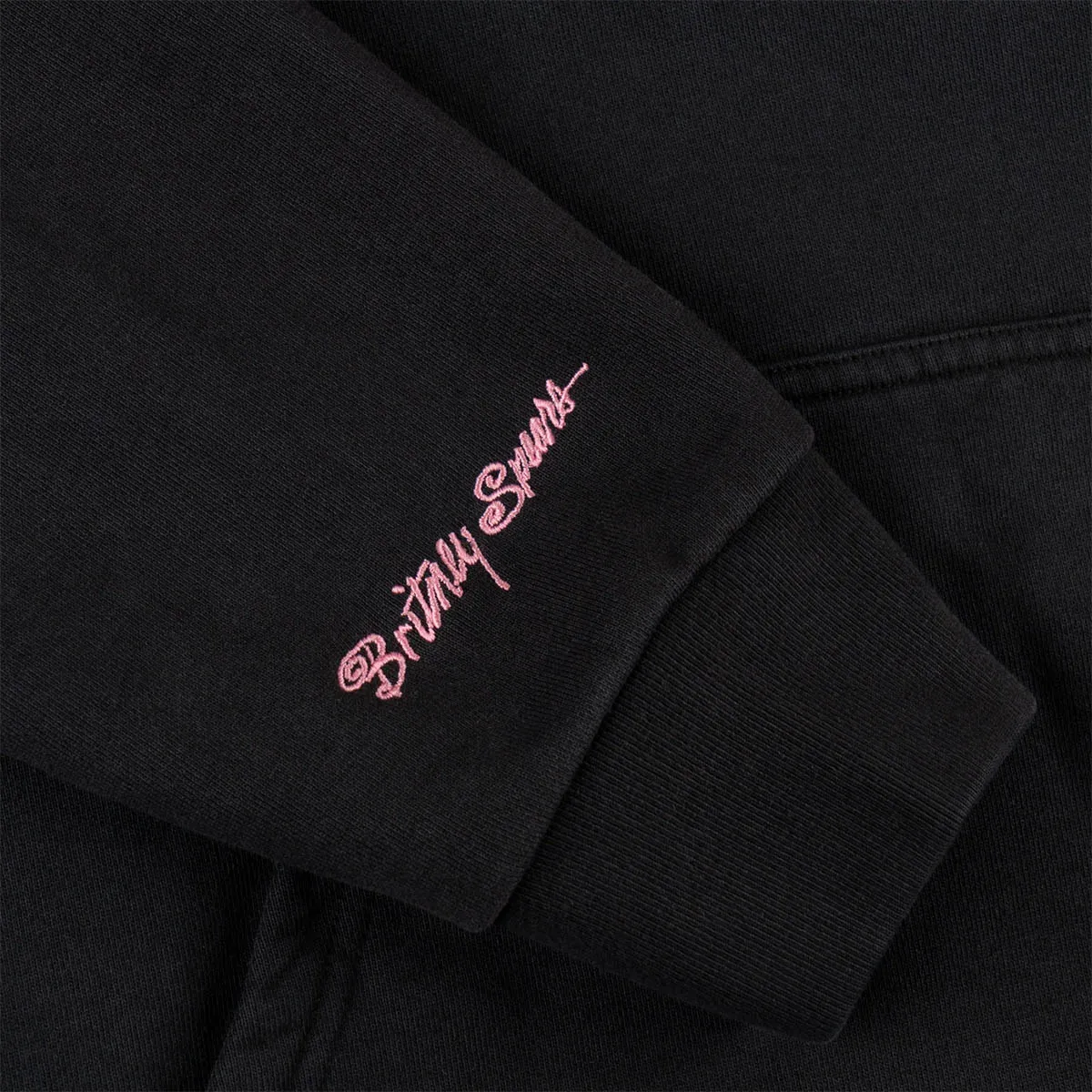 Welcome - Britney Spears Believe Pigment-Dyed Hoodie Black