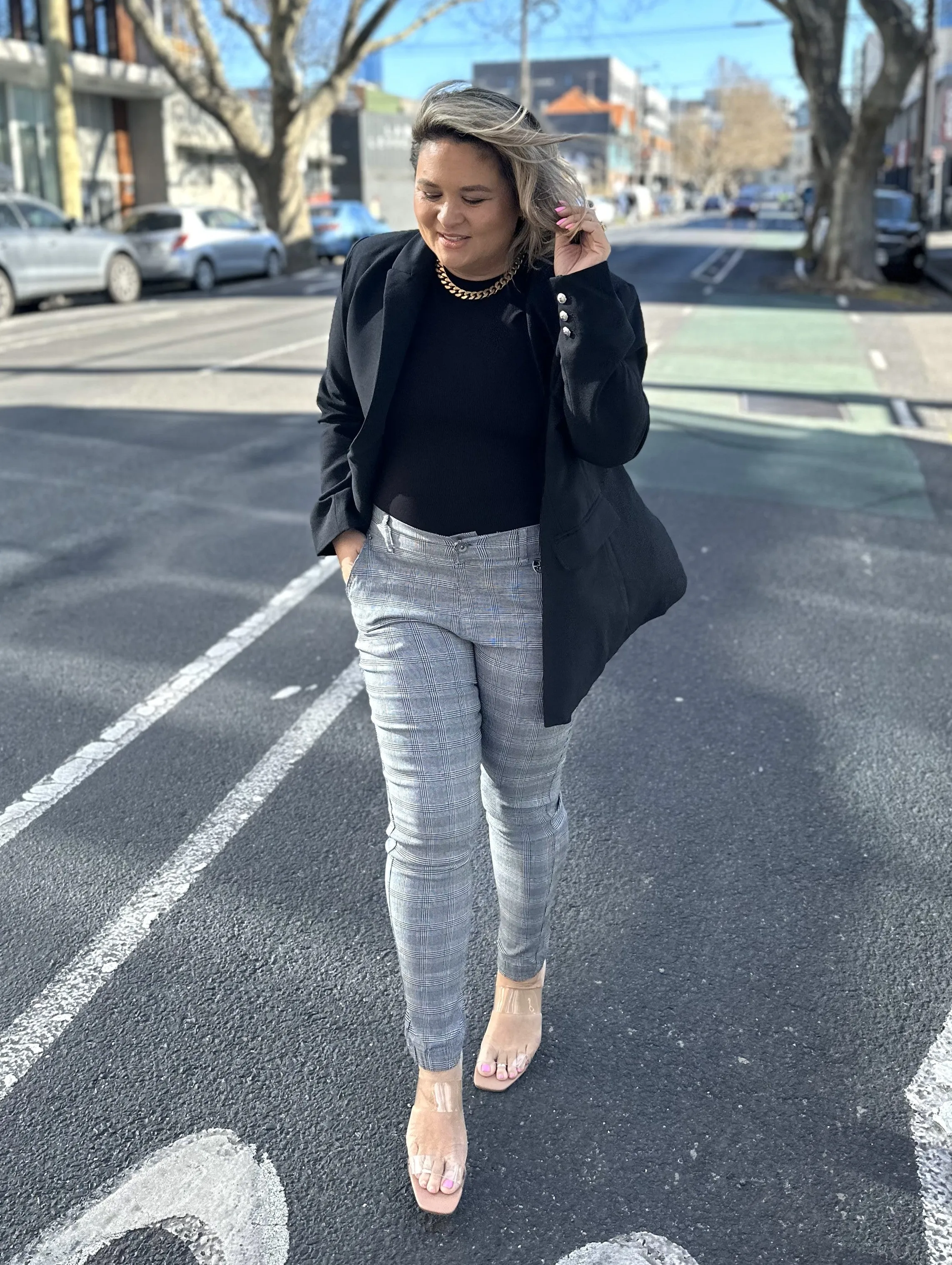 Wesley Joggers - Grey Check