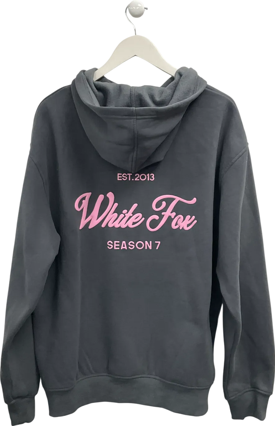 White Fox Grey Season 7 Oversized Hoodie Monument UK L/XL