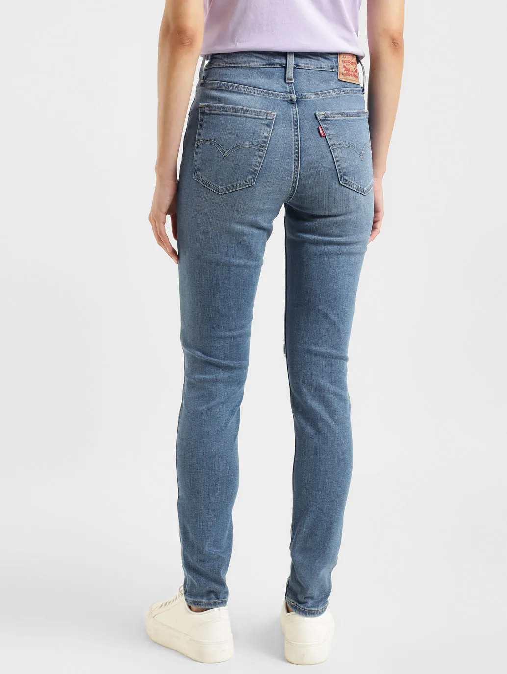 Women's 721 Blue Skinny Fit High Rise Jeans