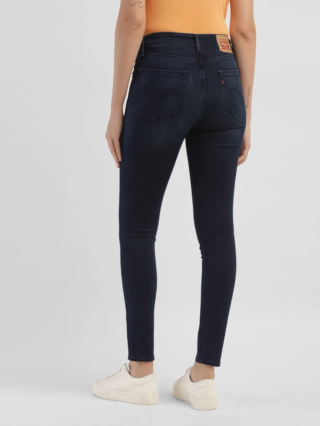 Women's 721 Blue Skinny Fit High Rise Jeans
