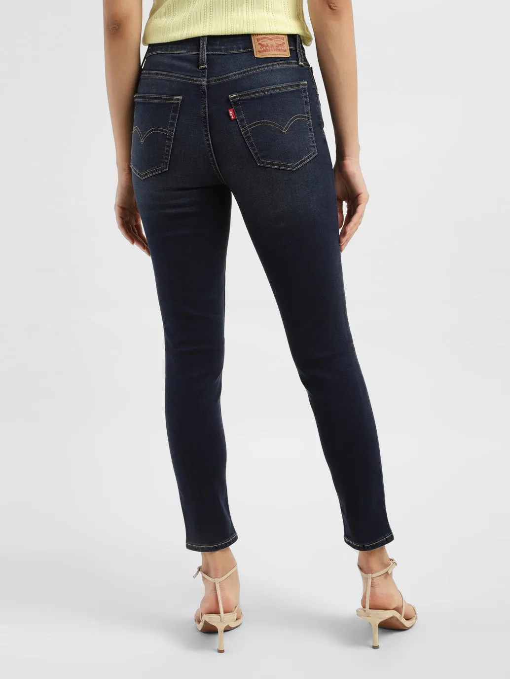 Women's 721 Blue Skinny Fit High Rise Jeans