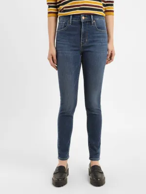 Women's 721 Blue Skinny Fit High Rise Jeans