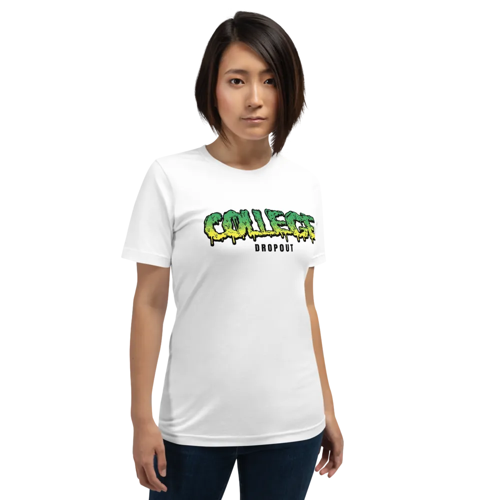 Women's Dropout Slime T-Shirt (Black logo)