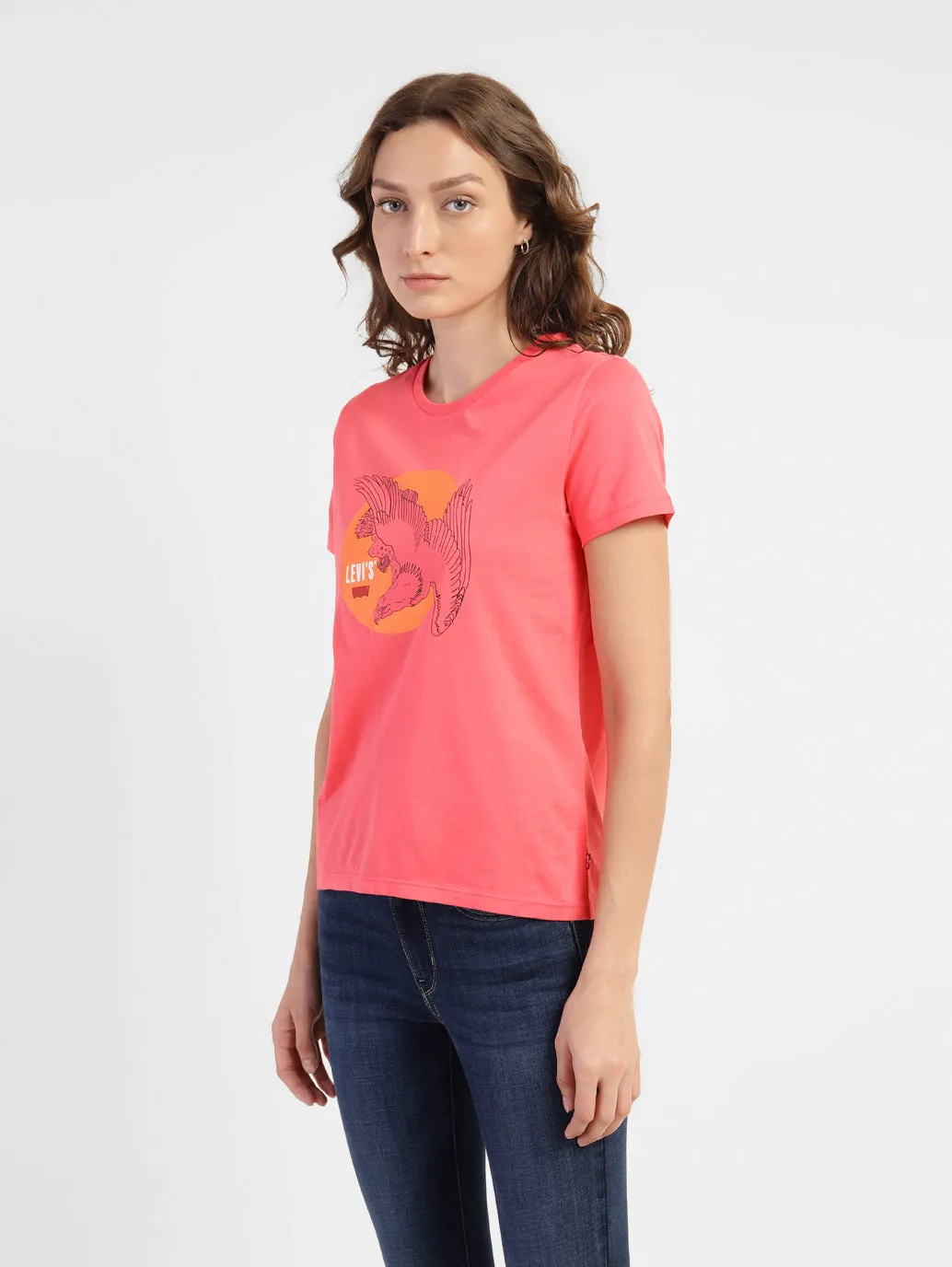 Women's Graphic Crew Neck  T-shirt