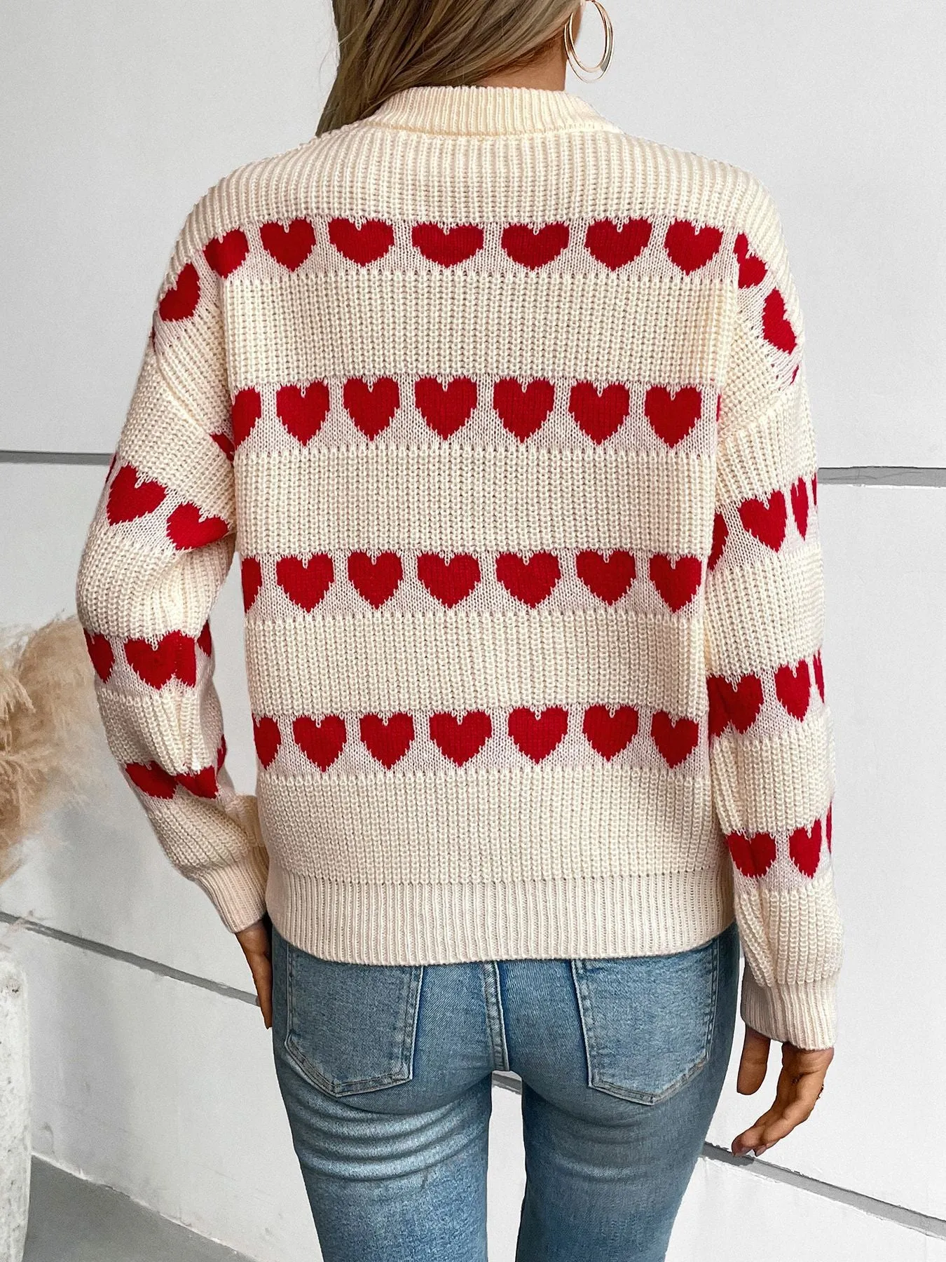 Women's Shrunken Crochet Jumper for a Stylish Look