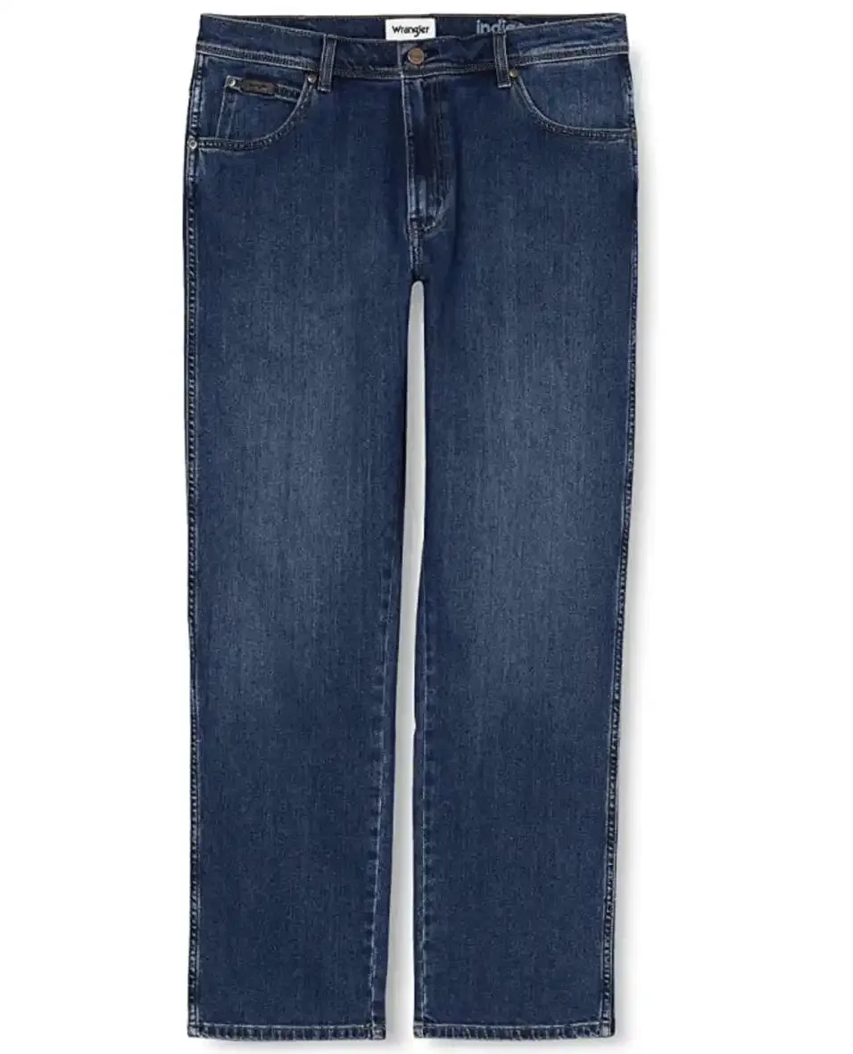 Wrangler Men's Jeans Texas 821 Authentic Straight Leg The Rock Blue