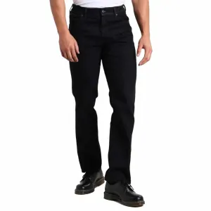 Wrangler Mens Texas Original Straight Leg Jeans Black