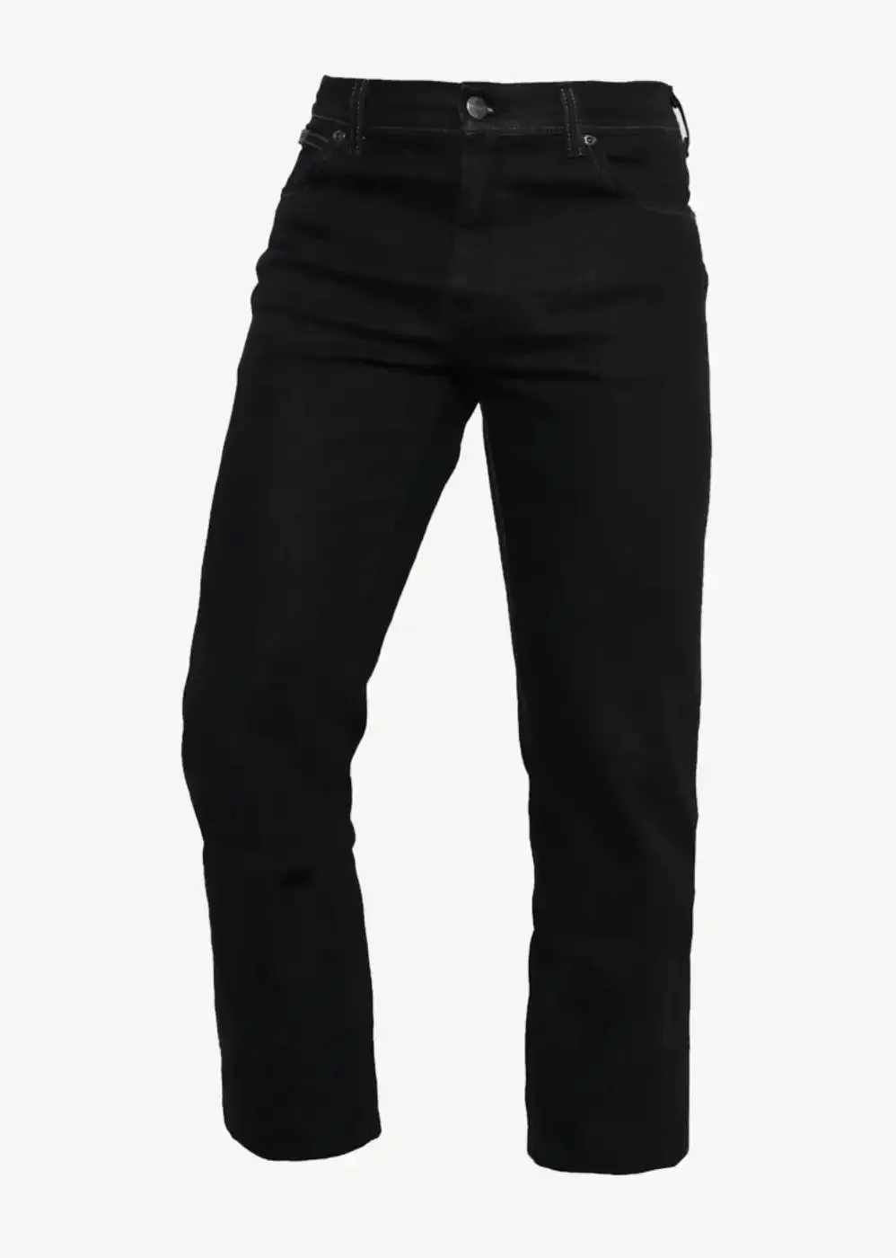 Wrangler Mens Texas Original Straight Leg Jeans Black
