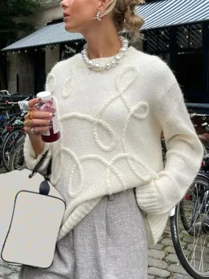 Y2K Casual Knitted Sweater