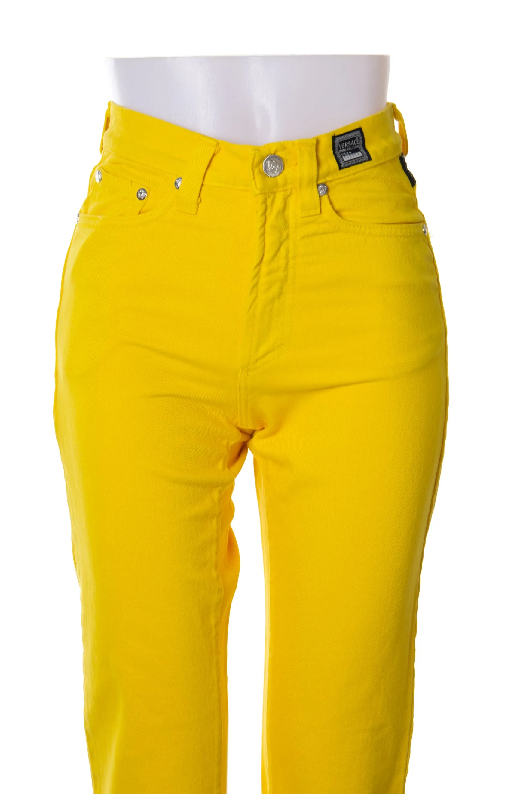 Yellow High Waisted Jeans