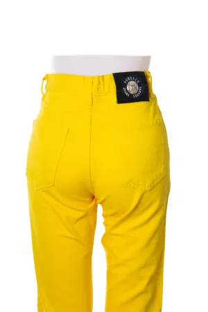 Yellow High Waisted Jeans