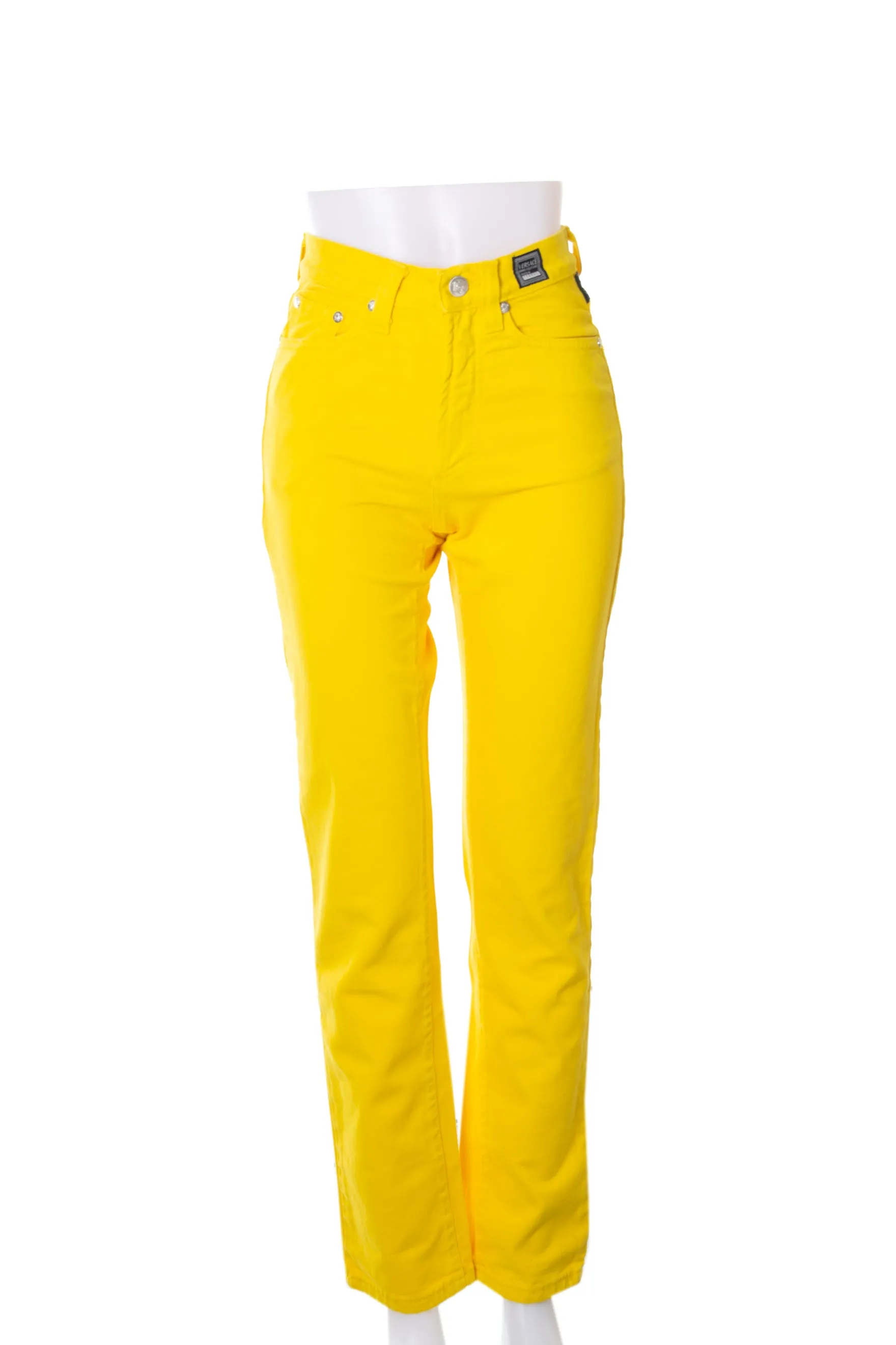 Yellow High Waisted Jeans