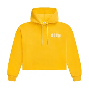 YELLOW STONE WASHED HOODIE