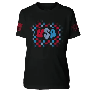 Youth USA T-Shirt - Black