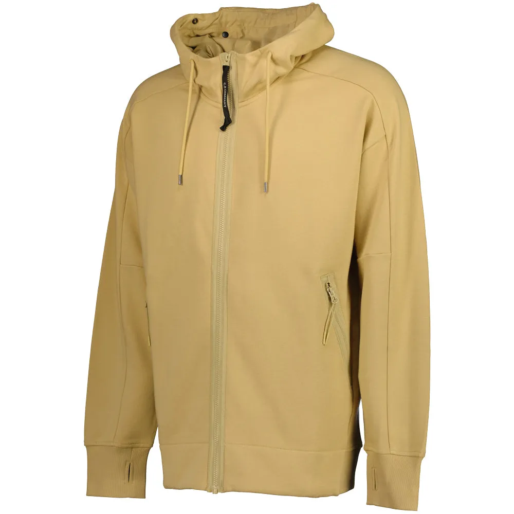 Zip Up Goggle Hooded Sweatshirt